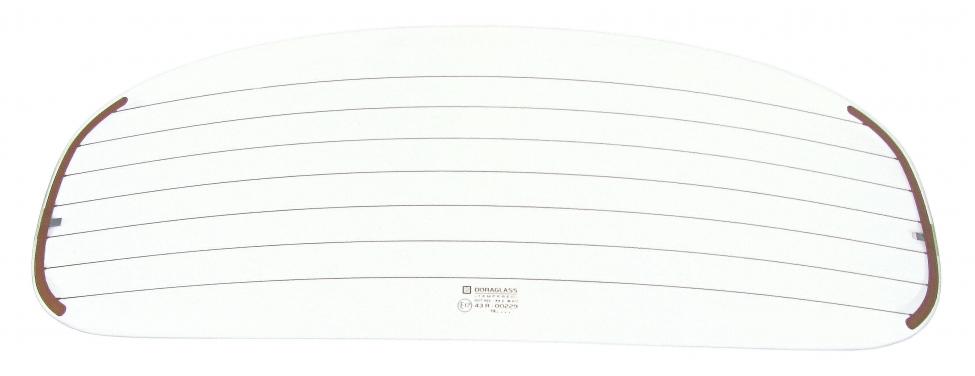 Takaikkuna, lämmitettävä, kirkas