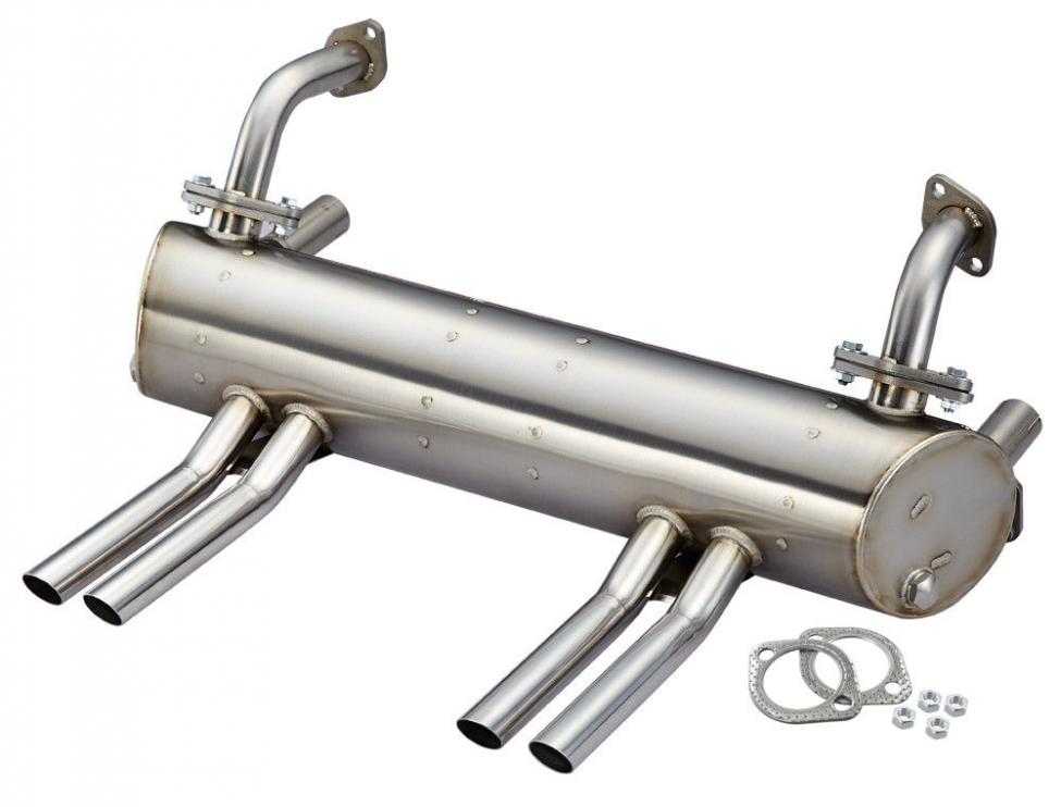 Ruostumattomasta teräksestä valmistettu Abarth-tyylinen pakoputki