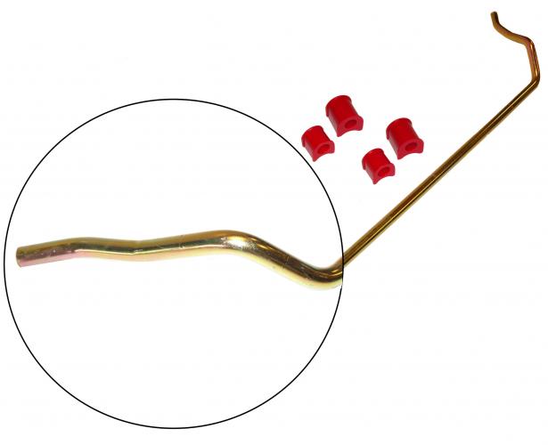 Kallistuksenvakaaja madalletulle keulalle (19 mm), eteen