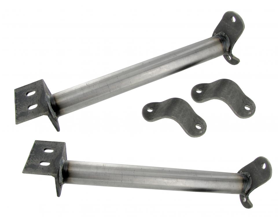 Etuakselin lisätuet, alas