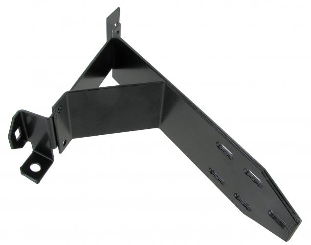 Puskurin kiinnitysrauta, taakse, musta, oikea