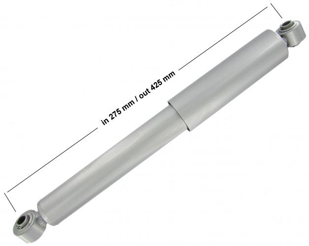 Iskunvaimennin eteen / taakse (kaasu)