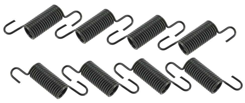 Jarrukengän kiristysjousisarja takana