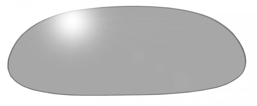 Achterruit grijs getint