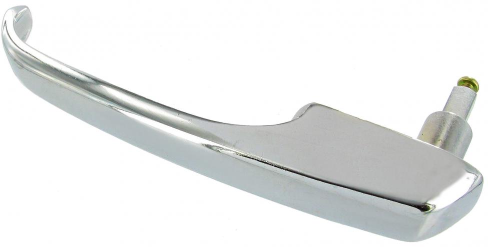 Liukuoven ulkokahva, kromattu, ilman lukkoa