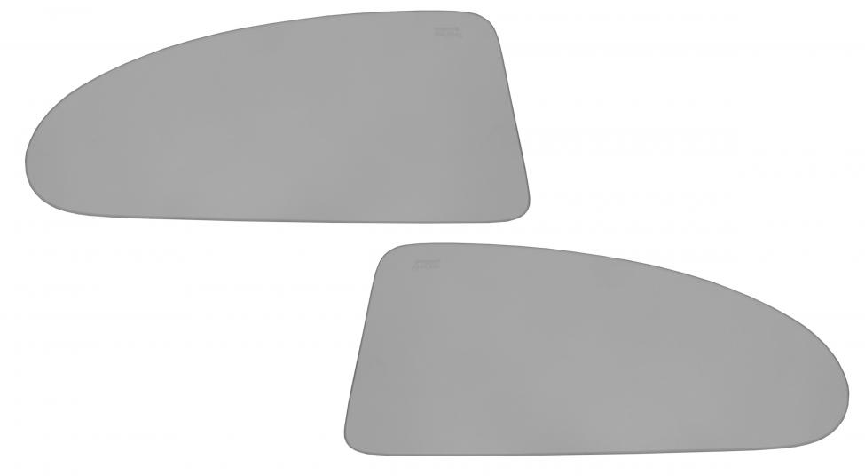 Achter zijruiten grijs getint