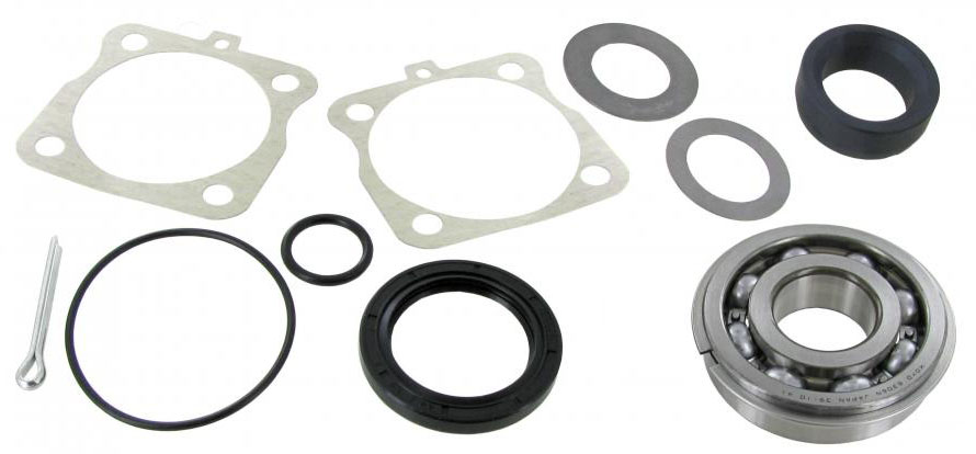 Pendelas achterwiellagerset complete set (per zijde)