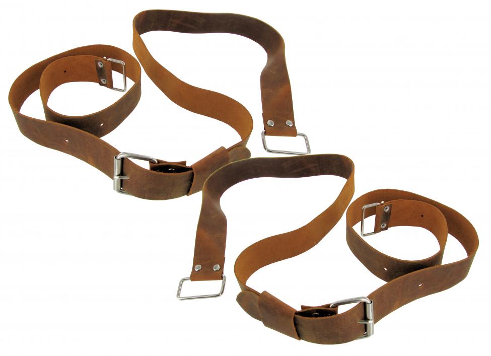 Bagagerek riemen camelkleurig leder