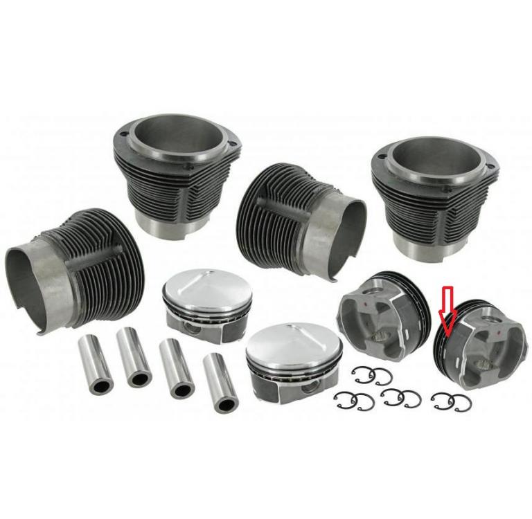 Big bore piston and cylinder kit 2366cc 41789 second chance