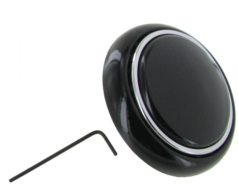 Äänimerkin painike, musta