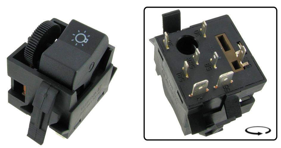 Ajovalojen katkaisija