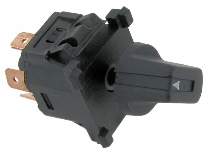 Blower motor switch for extra heating or airconditioning