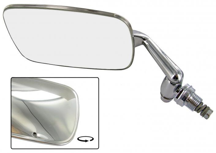 Buitenspiegel RVS links