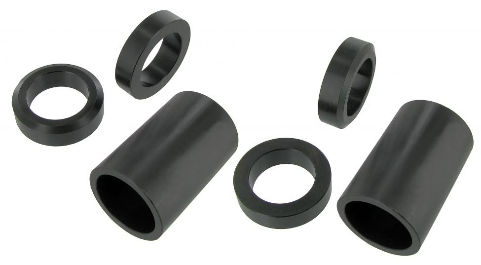 Achteraslager afstandsringen set (6-delig)