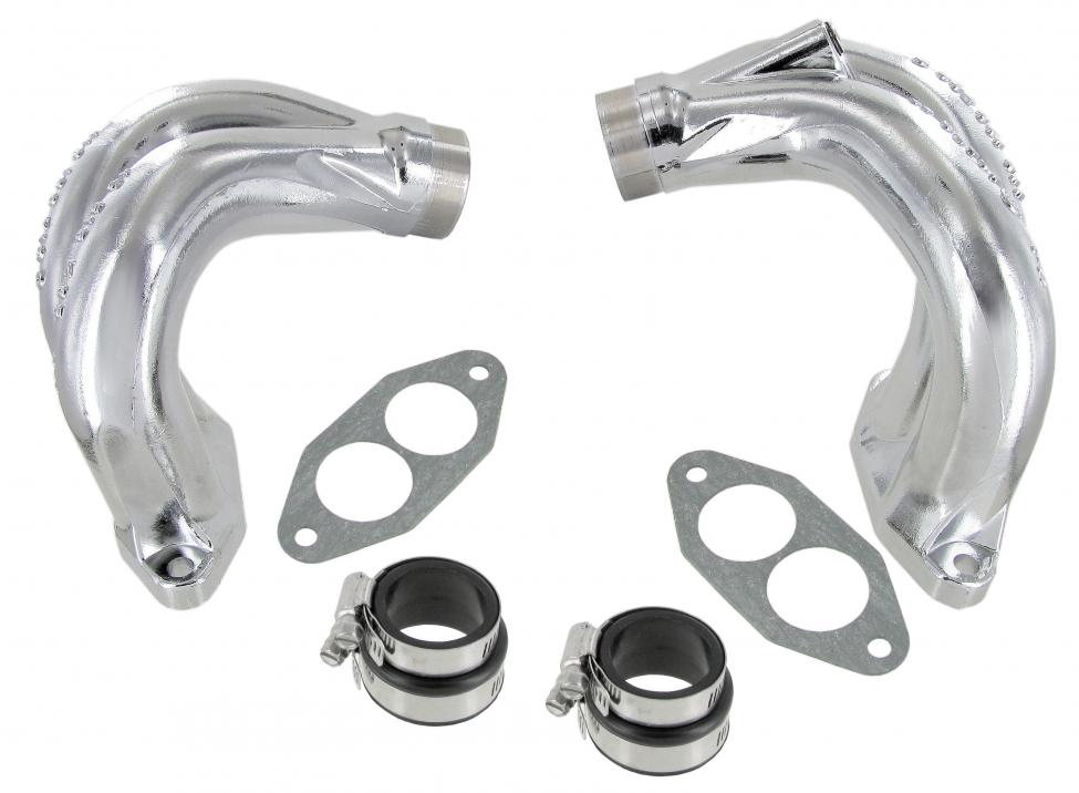 Chrom Ansaugkrümmerbögen satz
