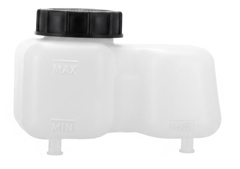 Brake fluid reservoir for dual-circuit braking system