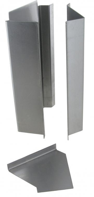 A-stijl onderzijde reparatiedelen, rechts (3-delig)