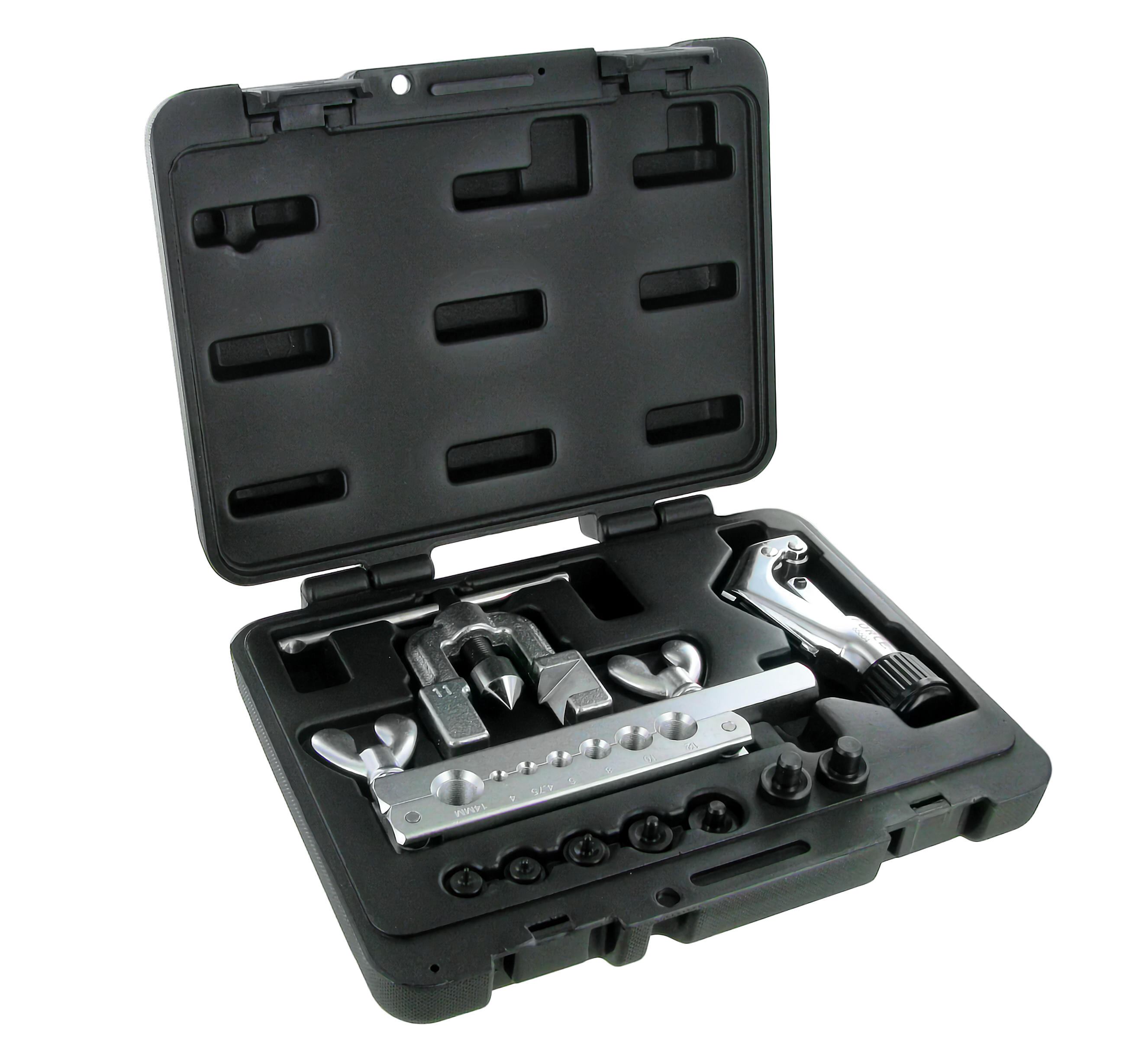 Brake line flaring tool set