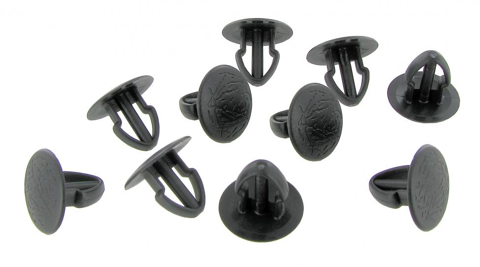 Bekledingspaneel klemmen zwart