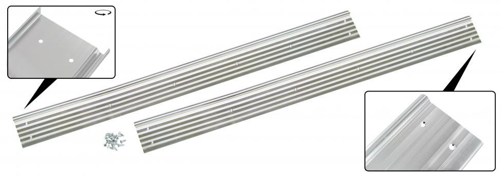 Cobertura da soleira da porte, material de montagem incluido