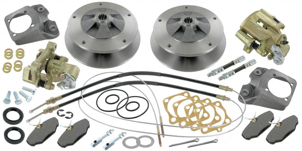 Schijfremmen set achterzijde (5 x 205 mm)