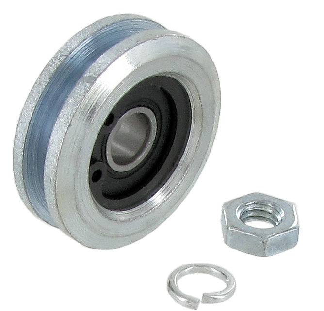 Liukuoven takasaranan rulla