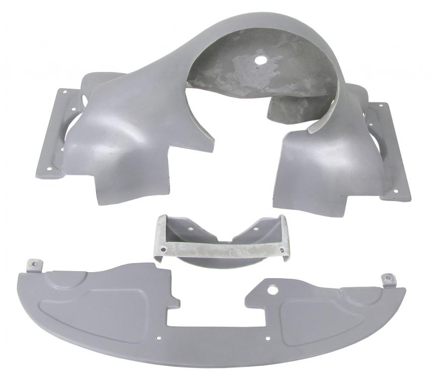 Porsche-tyylinen tuulettimen suojus 240 mm tuulettimelle