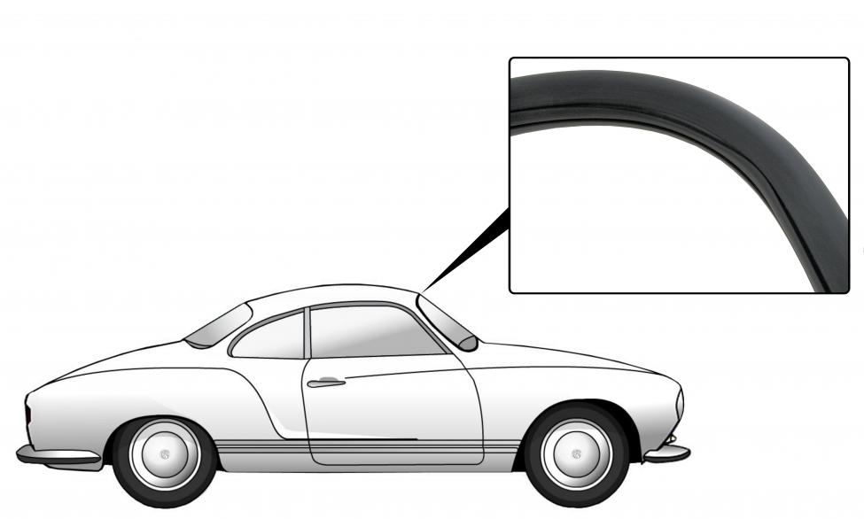 Tuulilasin tiiviste, kromilistan uralla