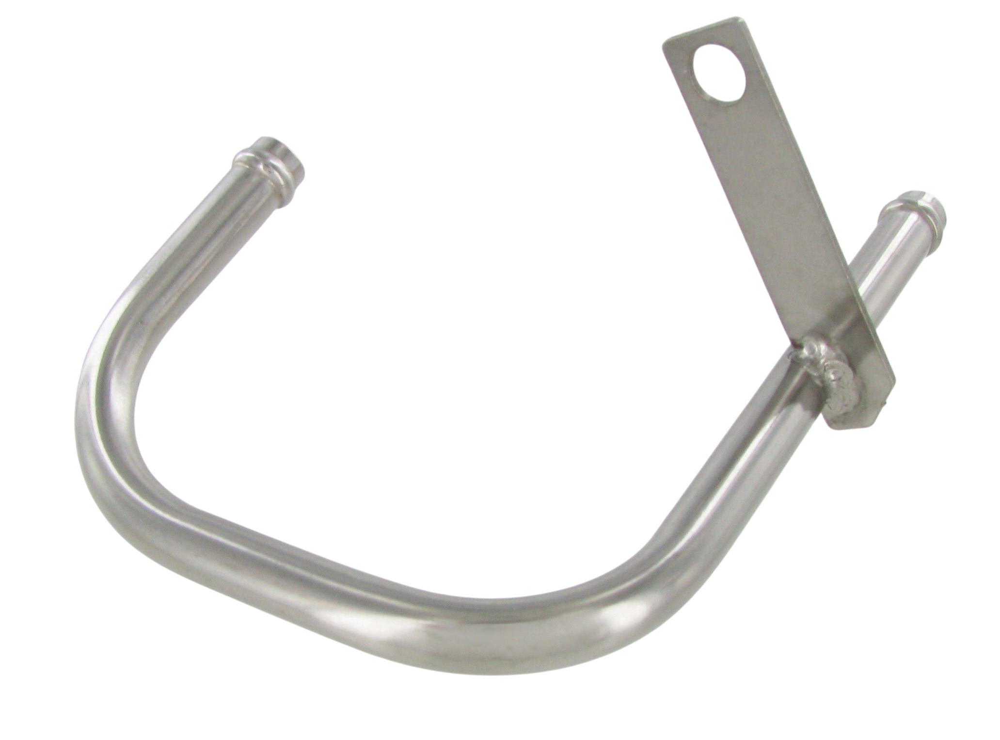 Edelstahl-Kühlmittelleitung zwischen Wasserpumpe und Ölkühler