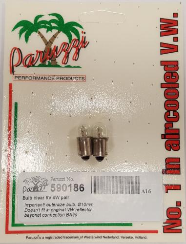 Bulb clear 6V 4W