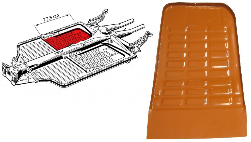 Bodemplaat half rechts achterzijde