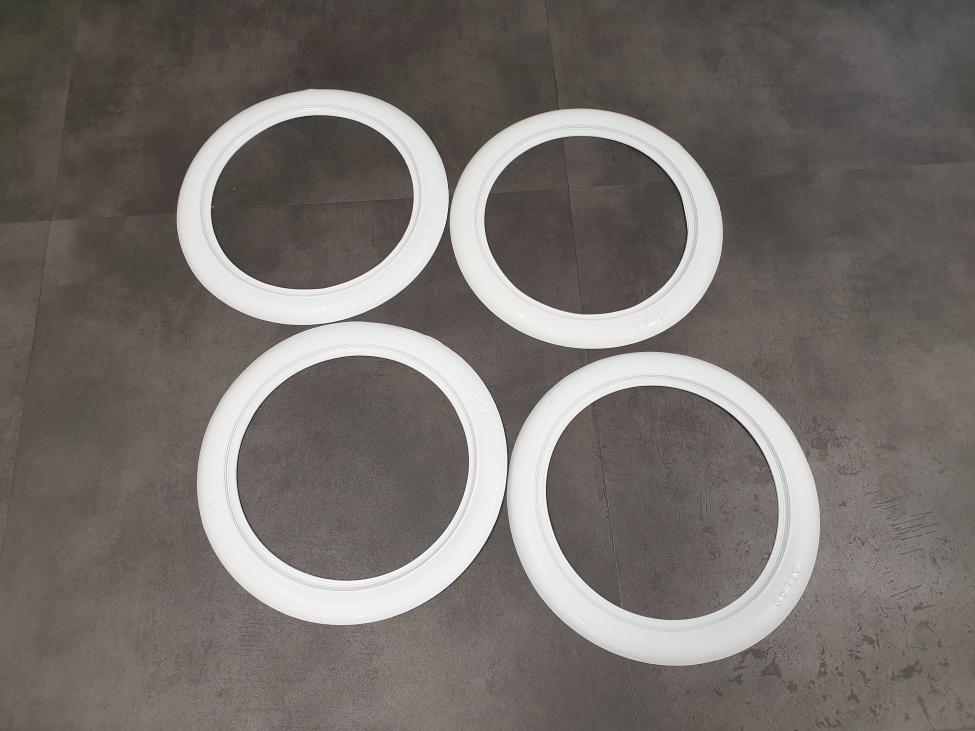 White Wall tire inserts 4.5 cm (4 pieces) 22539 second chance