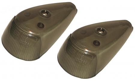 Etuvilkun lasi, savunharmaa