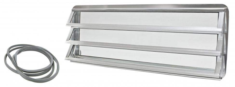 Täydellinen Westfalia-sivuikkuna, johon sisältyy ikkunan suojus