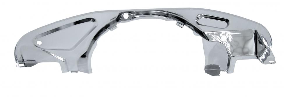 Moottorin suojapelti tulipeltiä vasten, kromattu