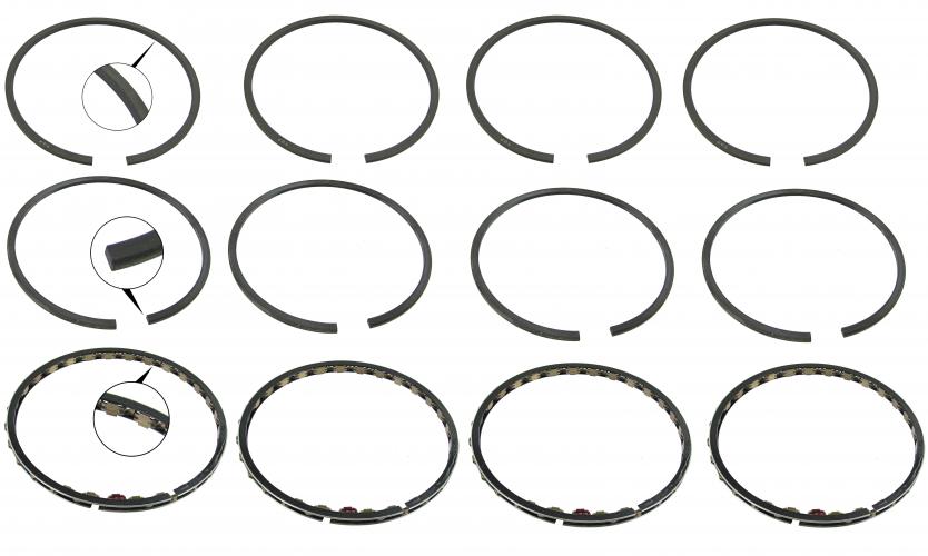 1ste overmaat zuigerveren set