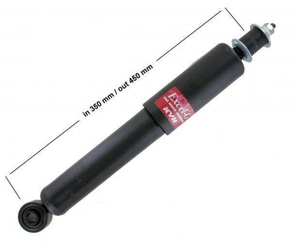 Twin-tube gas-charged shock absorber, A-quality
