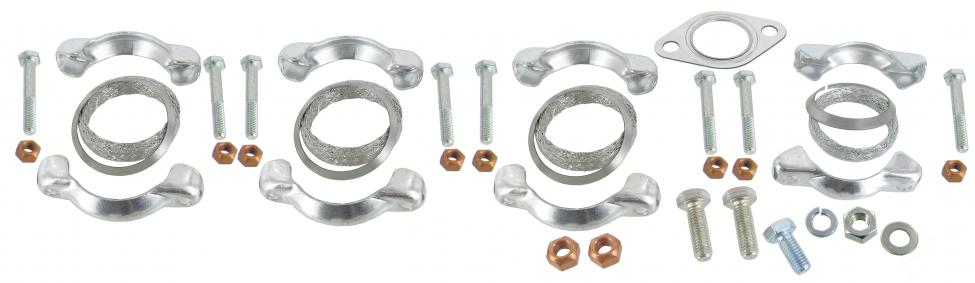 Pakokaasun asennussarja (äänenvaimennin, pakoputki, liitin)