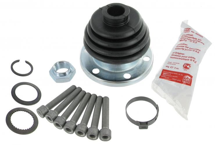 Aandrijfashoes IRS met montagedelen en smeervet