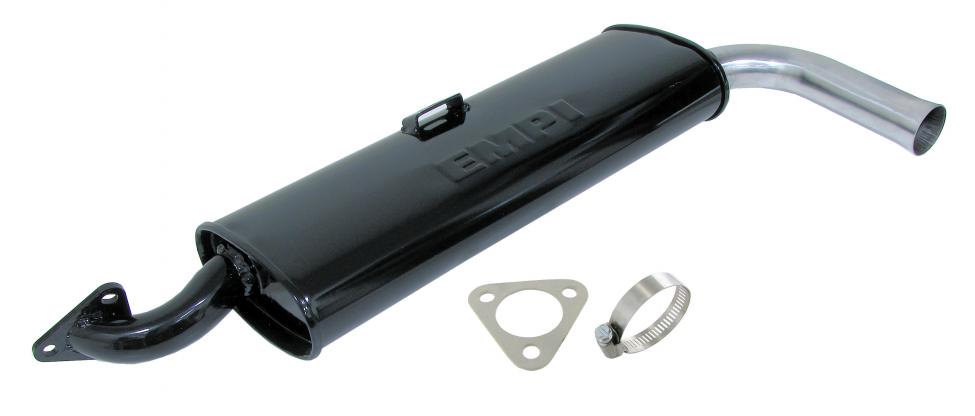 Yksittäinen hiljainen pakkausvaimennin (musta kuljetusmaali)