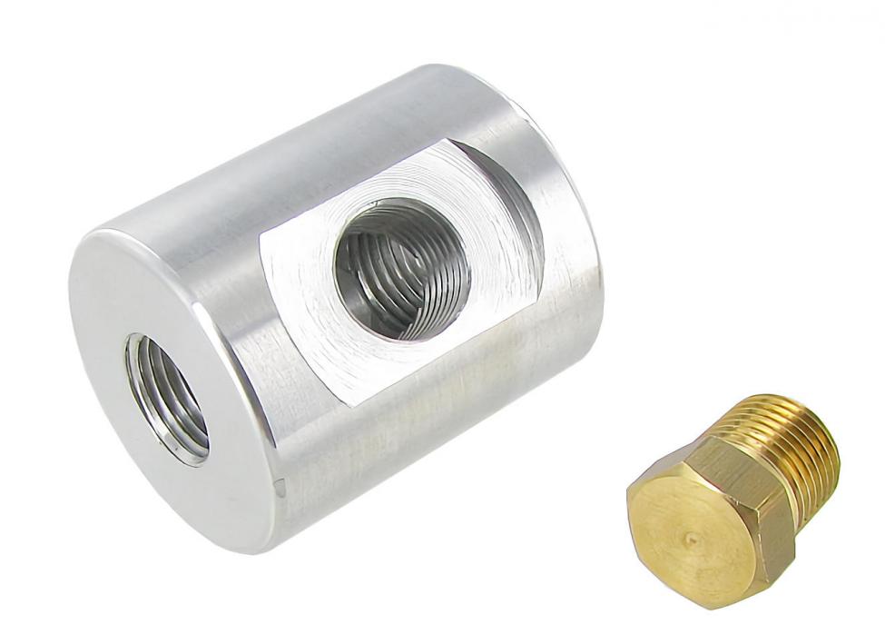 Benzinedrukmeter slang adapter