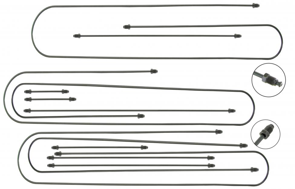 Kit de tubagem de travão (11 peças)