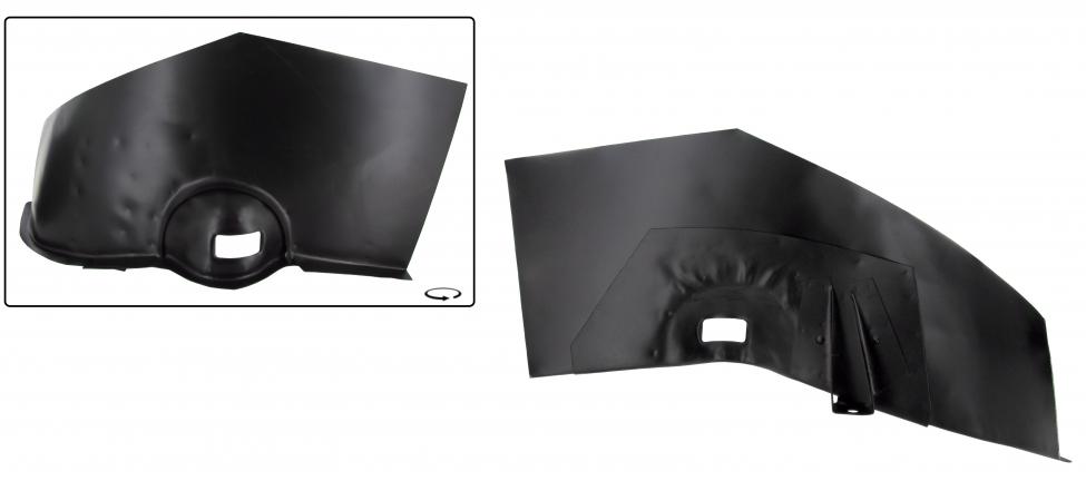 Takasisälokasuojan korjauspala, alustan kiinnityskohta, oikea