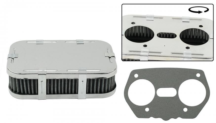 Kromattu suorakaiteen muotoinen ilmansuodatin