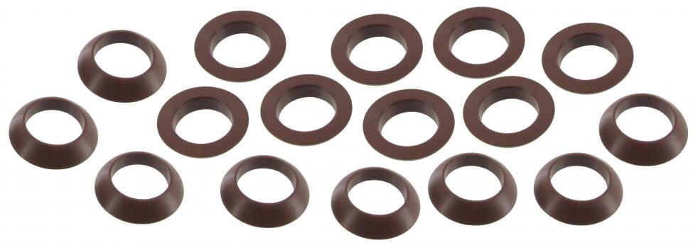 Anilhas, tubo de vareta, padrão (16 unidades)