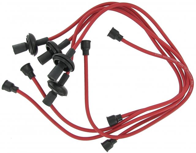 Sytytysjohdinsarja high performance, punainen, 7 mm