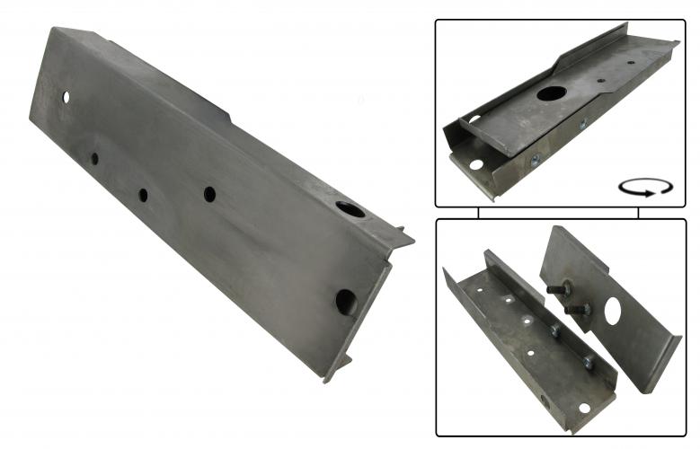 Achterste deel chassisbalk (reparatie deel) links