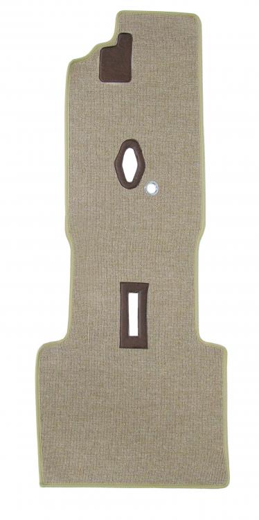 Alcatifa Bouclé em todo o túnel bege