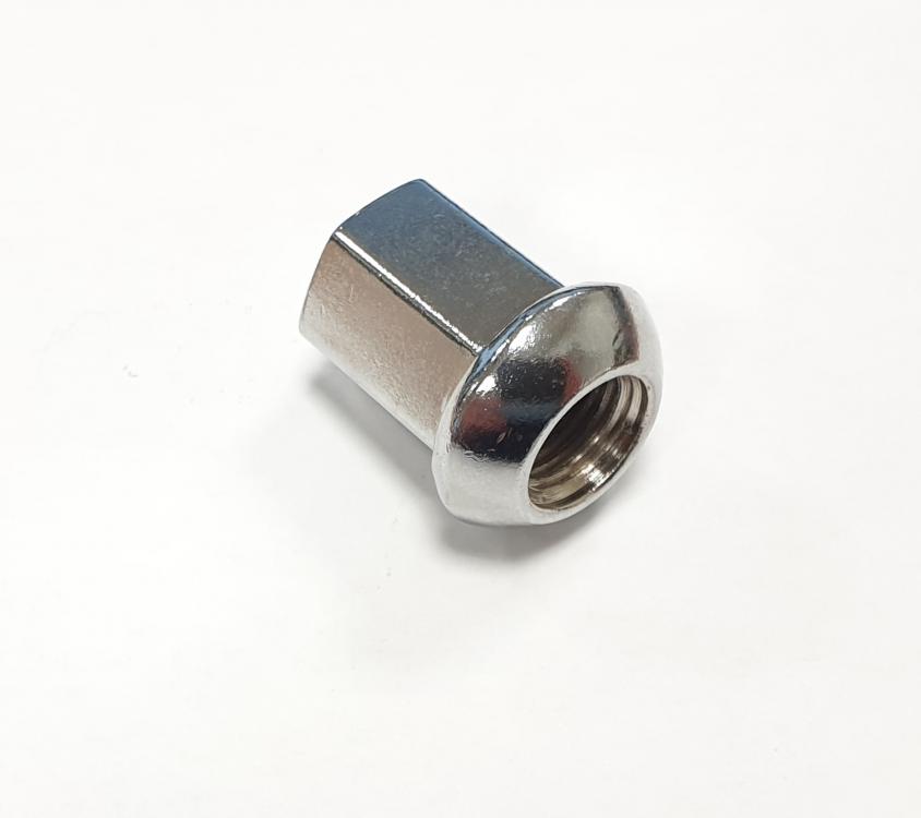 Wheel nuts chromed steel 2605 second chance