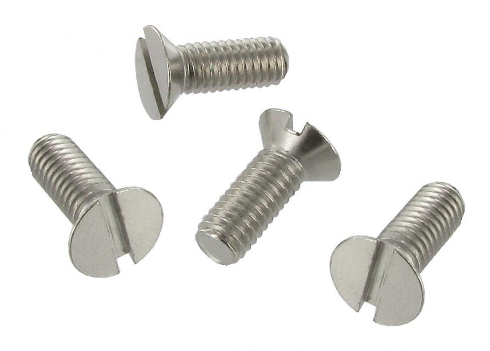 Skruvar för ventilationsfönstrets ram och motorlockets gångjärn